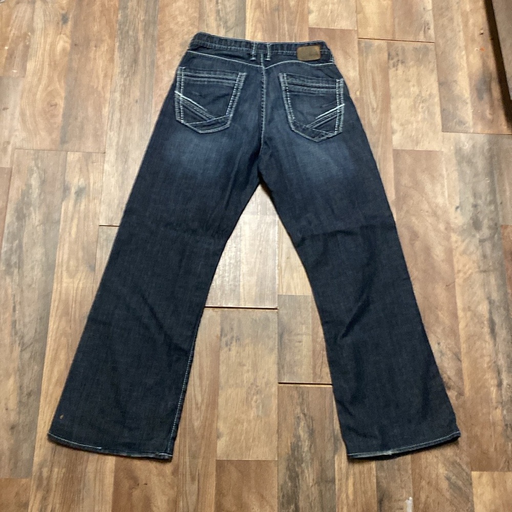 BKE Dark Blue Bootcut Jeans for Men size 31s